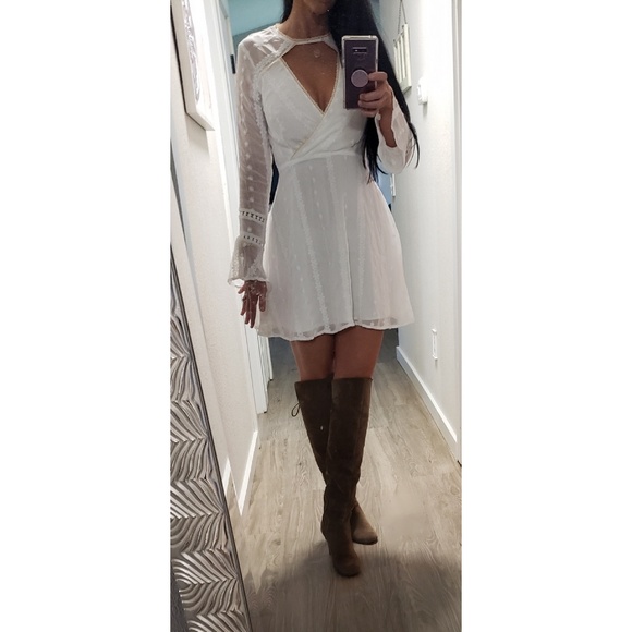 Endless Rose Long Sleeve Embroidered Dress - Picture 2 of 7